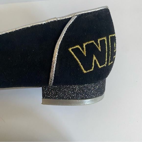 Star Wars x Irregular Choice London C-3PO black suede flat loafers, Women’s 7.5 - Picture 8 of 12